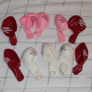 Valentine's day Purchase- Latex Balloons 10 pc New